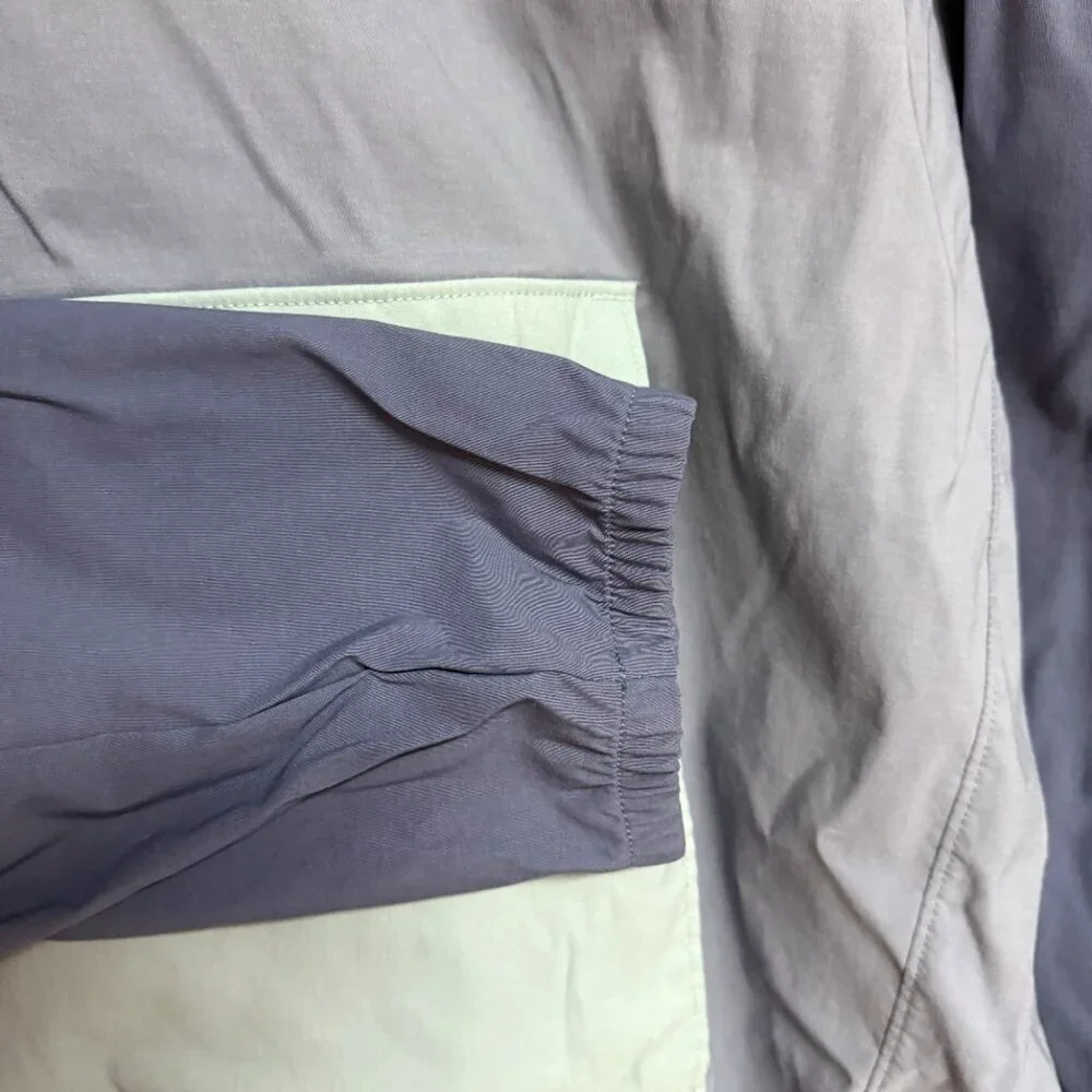 The North Face Fanorak Jacket XXL Blue Colorblock Packable‎ EUC